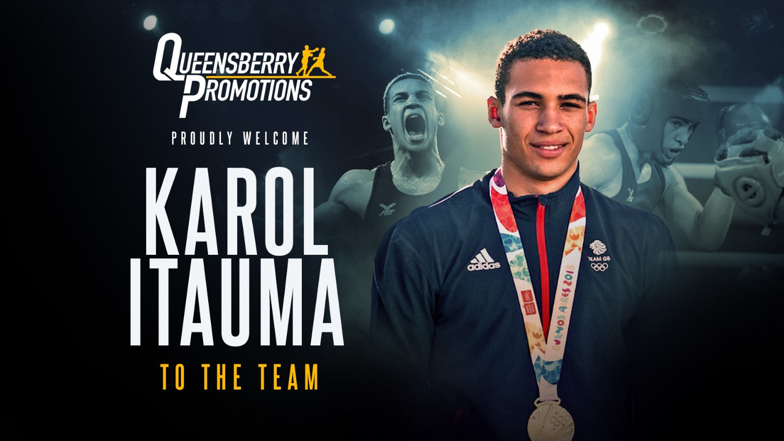 Olympic Youth Gold Medalist Karol Itauma Turns Pro With Queensberry
