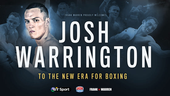 Josh Warrington signs with Frank Warren