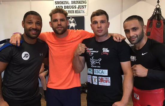 Kell Brook joins Saunders training camp