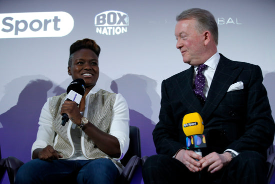 Nicola Adams and Frank Warren