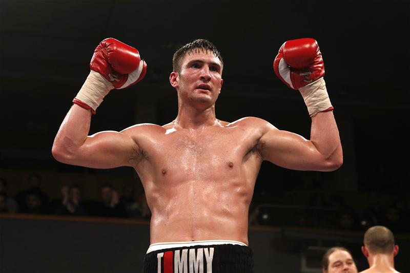 Tommy Langford celebrating