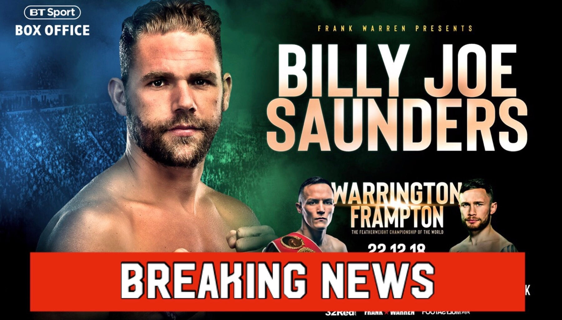 Billy Joe Back On Huge Warrington-Frampton Card