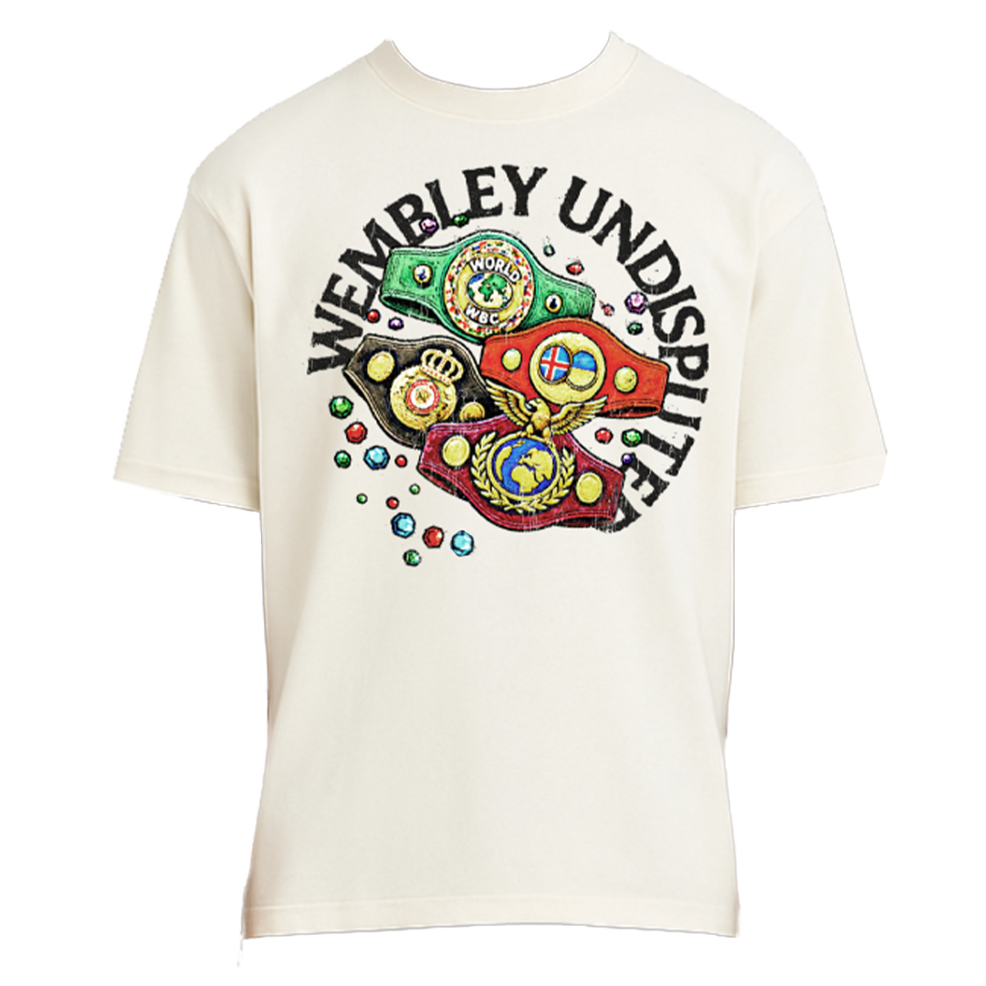 The Four Belts UNDISUPTED Short Sleeve Ecru T-Shirt