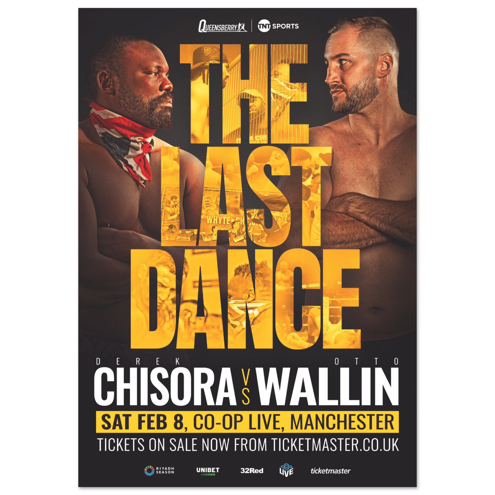 Derek Chisora vs Otto Wallin - Fight Night Official Poster - Queensberry