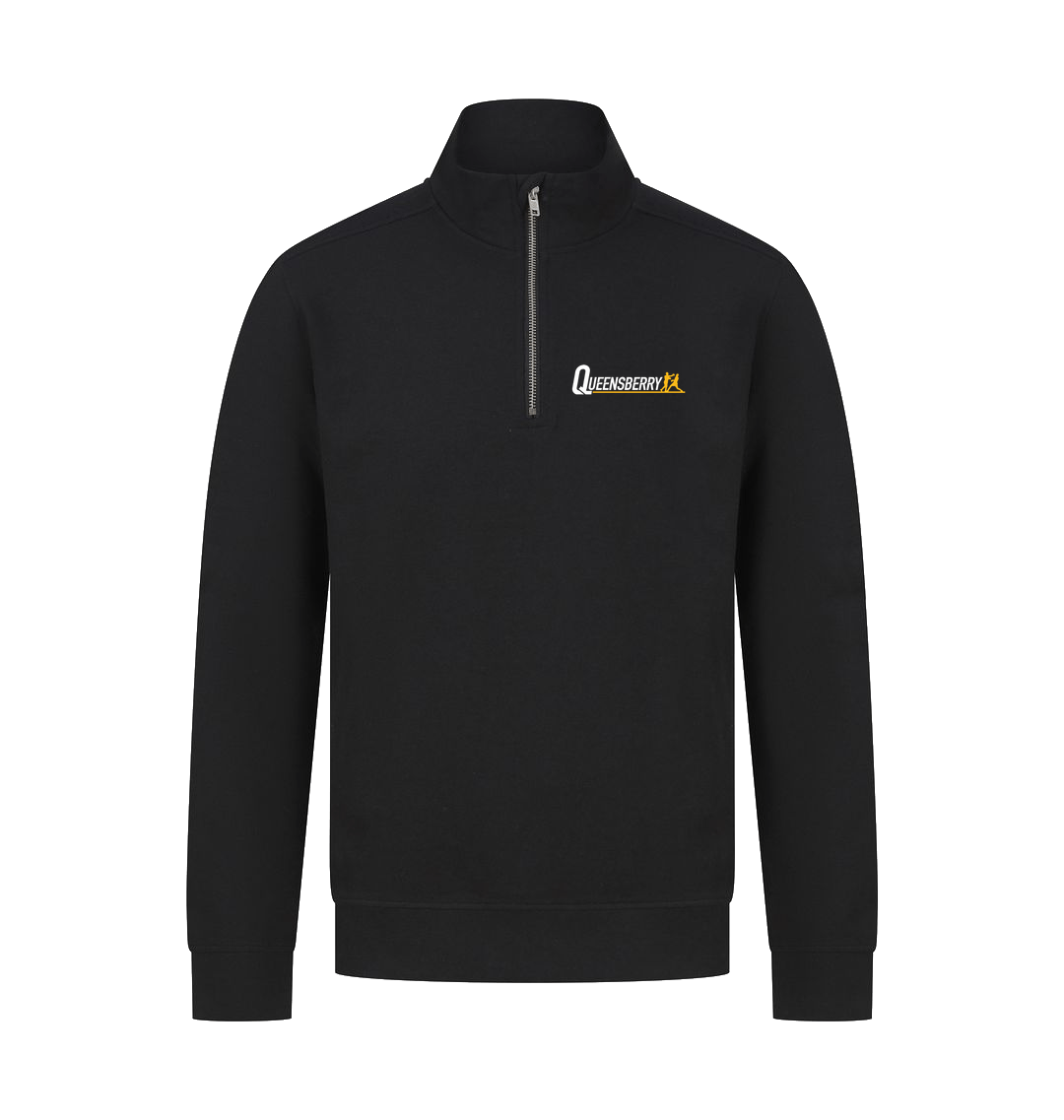 Queensberry Classic Black Quarter Zip - Queensberry