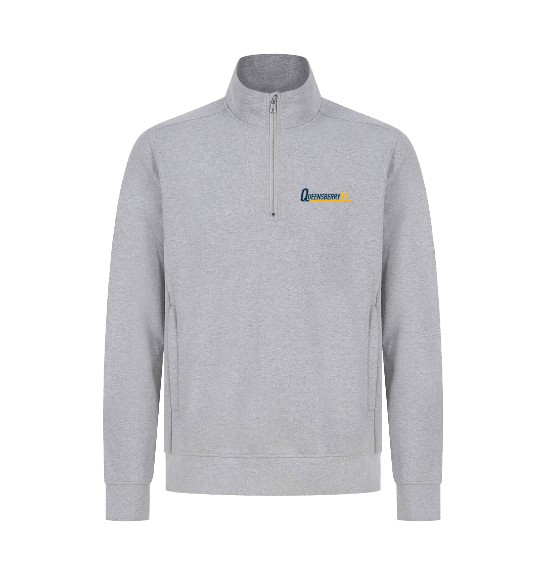 Queensberry Classic Grey Quarter Zip - Queensberry