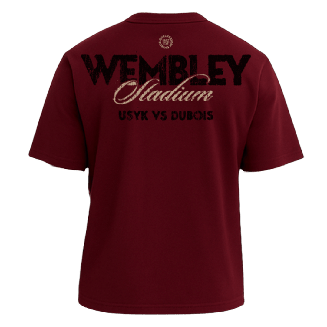 UNDISPUTED Short Sleeve Burgundy T-Shirt - Queensberry