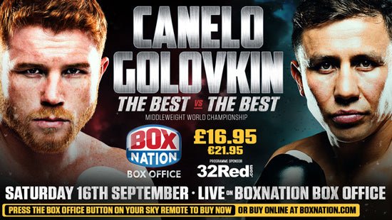 32Red To Sponsor Boxnation’S Canelo V Golovkin Coverage - Queensberry