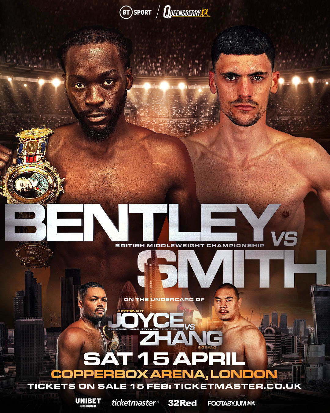 Bentley Back On The British Beat - Joyce-Zhang Undercard Takes Shape