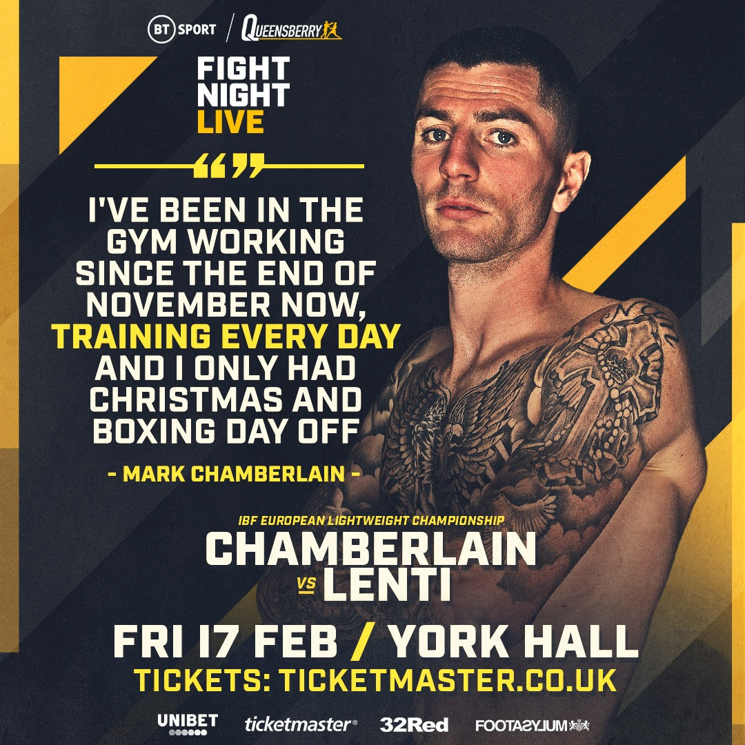 Chamberlain Eyes Up British Title