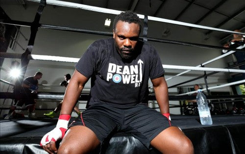 Dereck Chisora in the gym