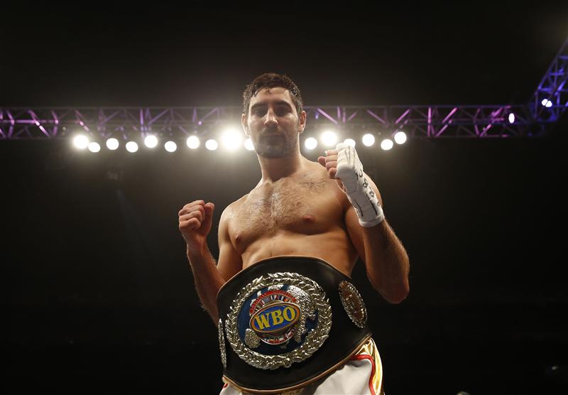 Frank Buglioni celebrating