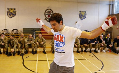 Frank Buglioni training