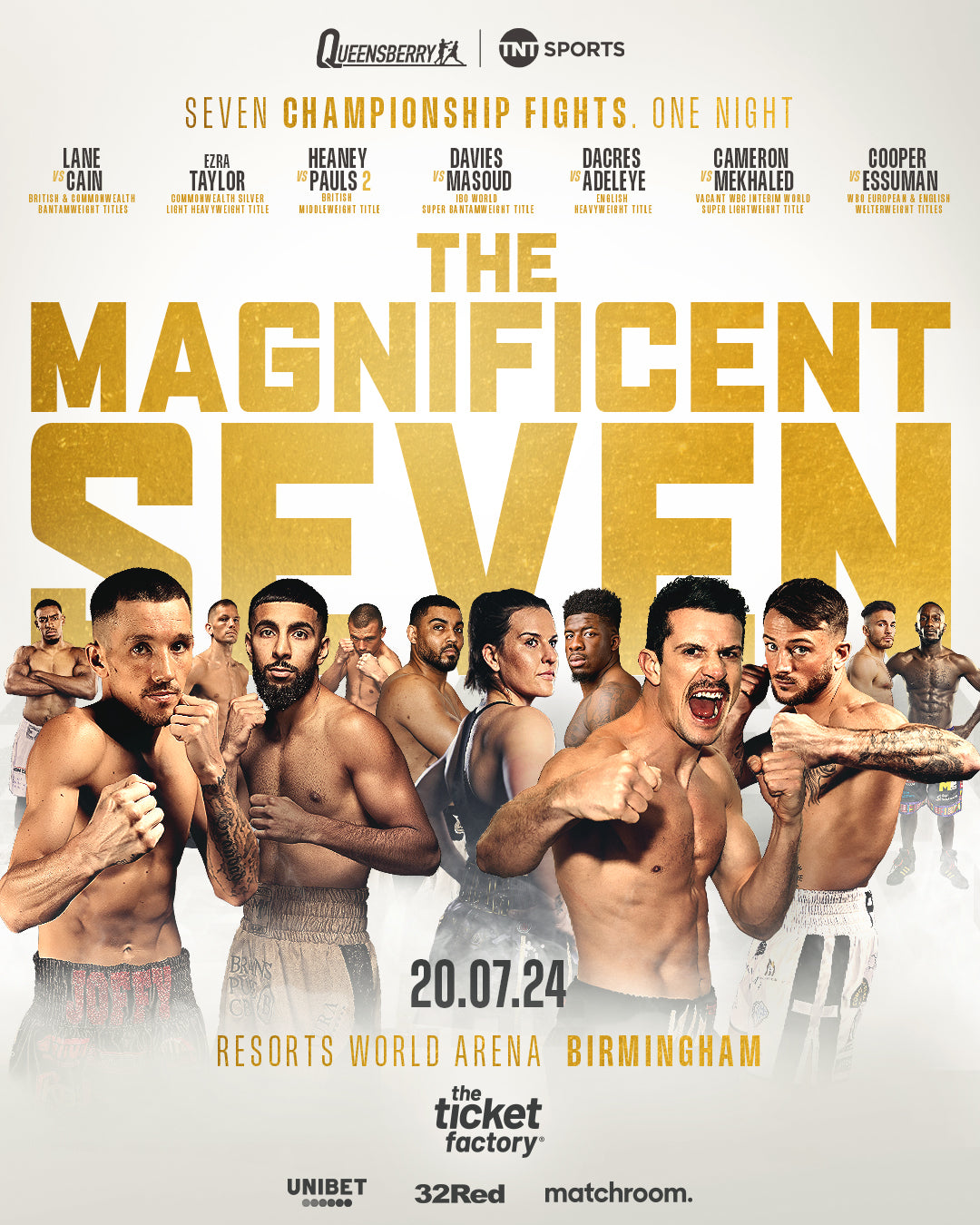 Magnificent Seven Back To Brum On 20 July