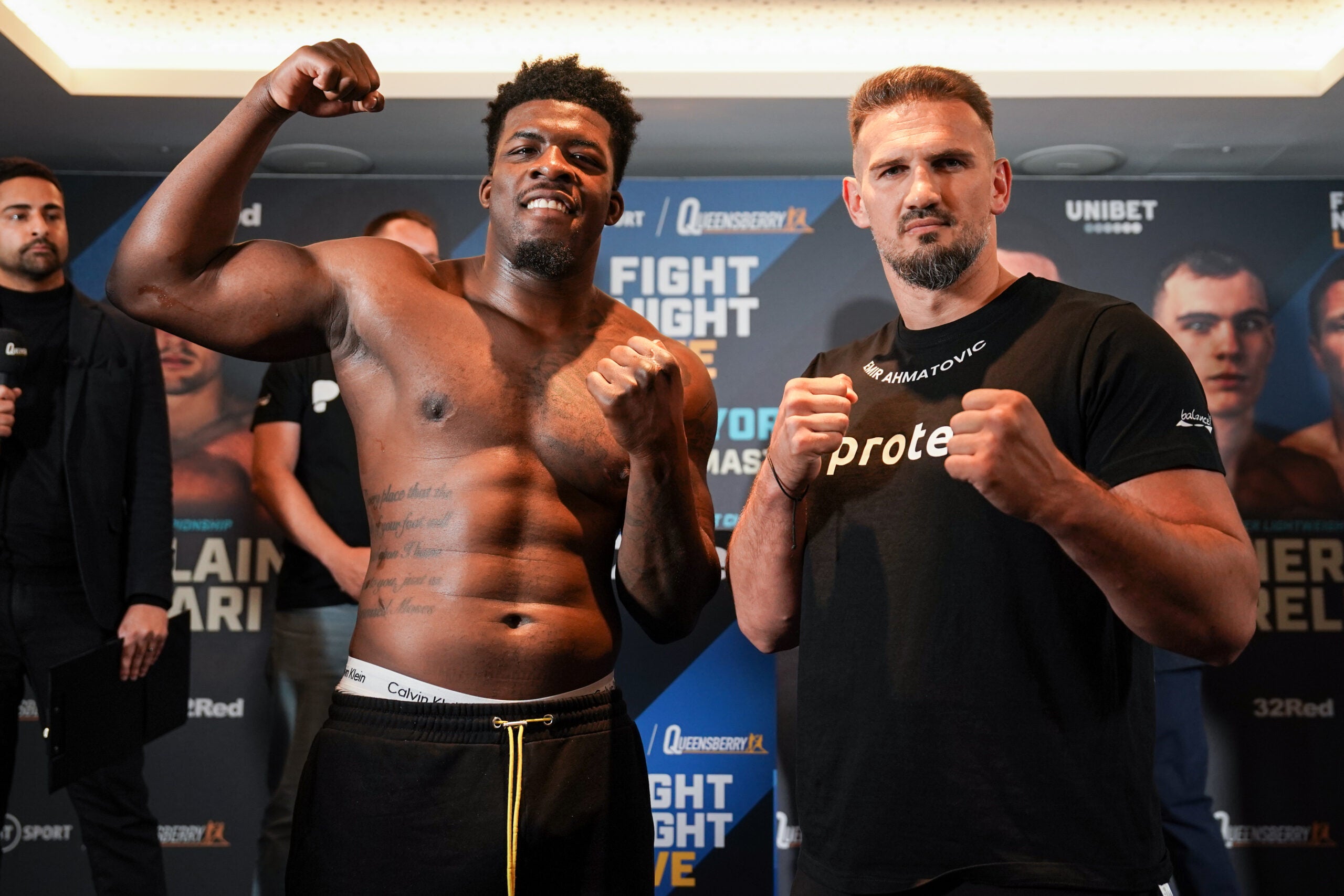 Adeleye-Ahmatovic Weigh-In: Weights Ahead Of York Hall Fight Night