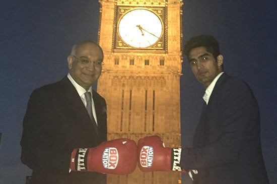 Vijender Singh Meets Political Heavyweight in Parliament