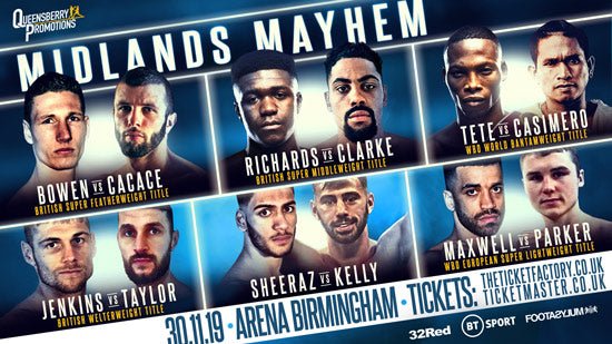 All Set For Some Midlands Mayhem - Queensberry