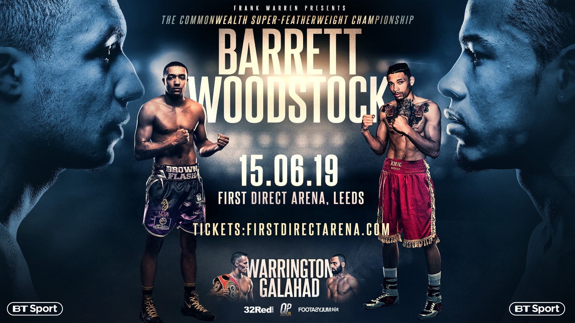 Barrett V Woodstock Booked For Leeds - Queensberry