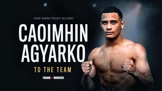 Belfast Amateur Caoimhin Agyarko Signs For Frank Warren - Queensberry