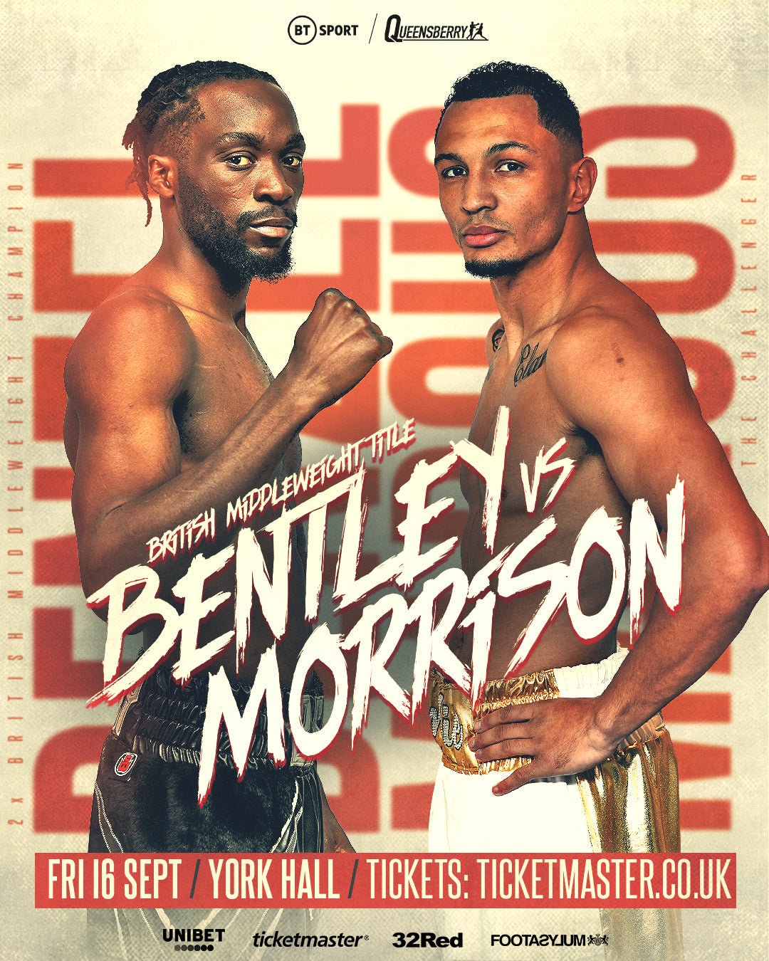 Bentley Back In York Hall Cracker - Queensberry