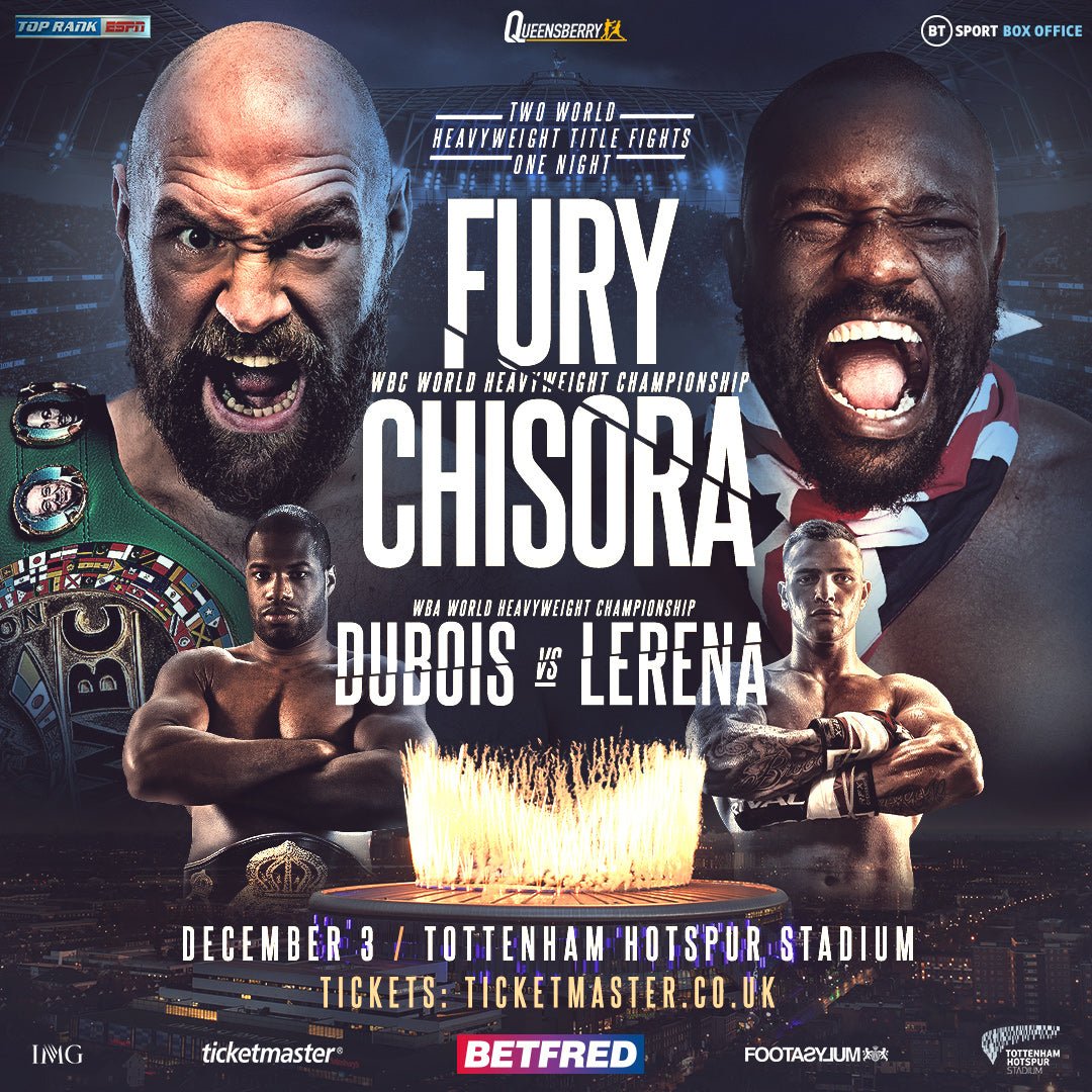 Betfred Backing Fury-Chisora - Queensberry