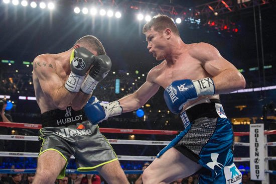 Canelo Stops Brave Smith In Nine To Win Wbo World Junior Middleweight Word Title - Queensberry