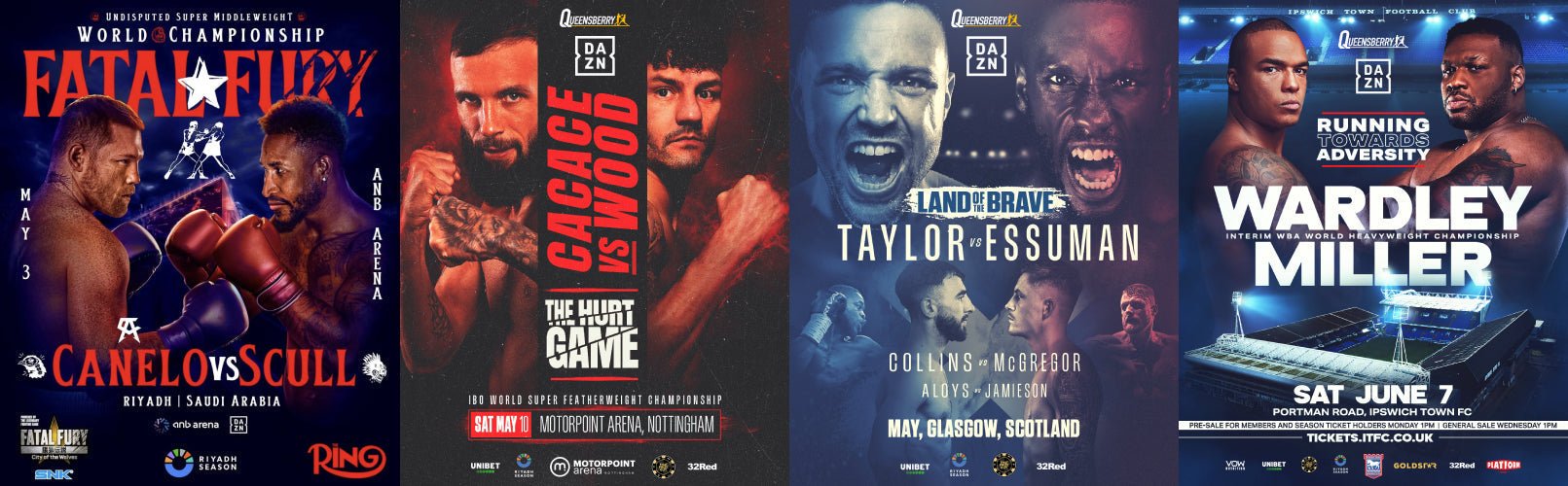 Coming Soon to an arena near you - Queensberry