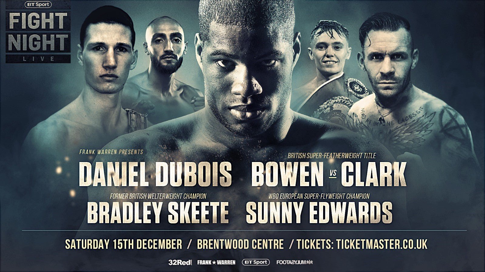 Daniel Dubois And Sam Bowen Headline December 15Th Brentwood Show Live On Bt Sport - Queensberry
