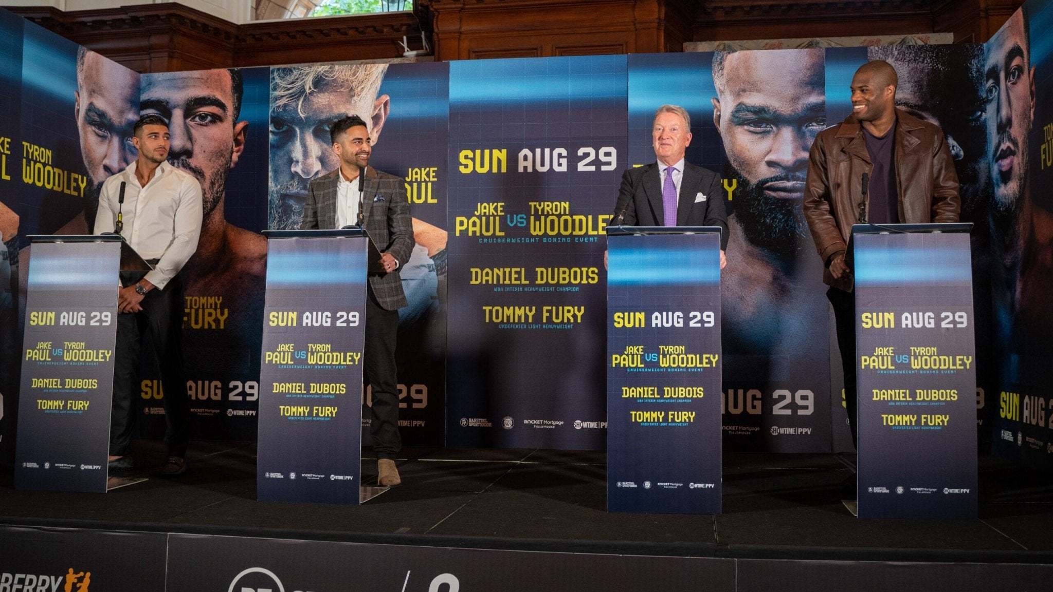 Daniel Dubois/Tommy Fury Press Conference Quotes And Photos - Queensberry