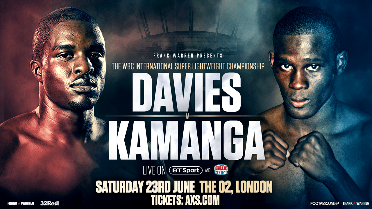 Davies Now Out To Leather Kamanga - Queensberry