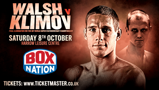 Destiny Finally Calling For Liam Walsh - Queensberry