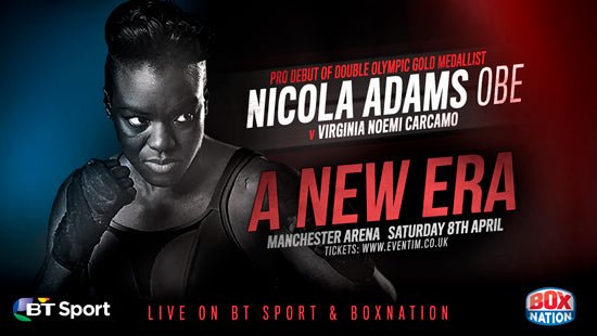 Double Olympic Champion Nicola Adams Obe Faces Virginia Noemi Carcamo On Pro Debut - Queensberry