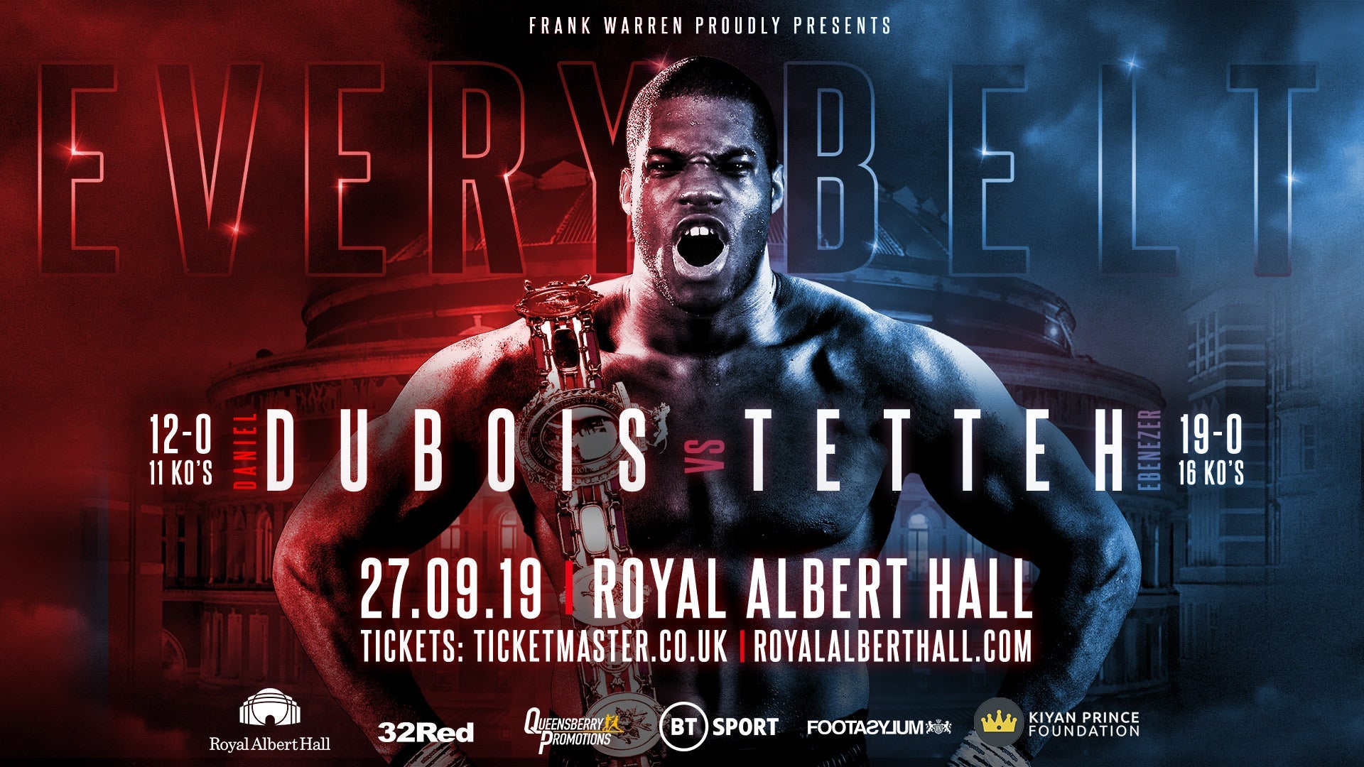 Dubois Targets Full House - Queensberry
