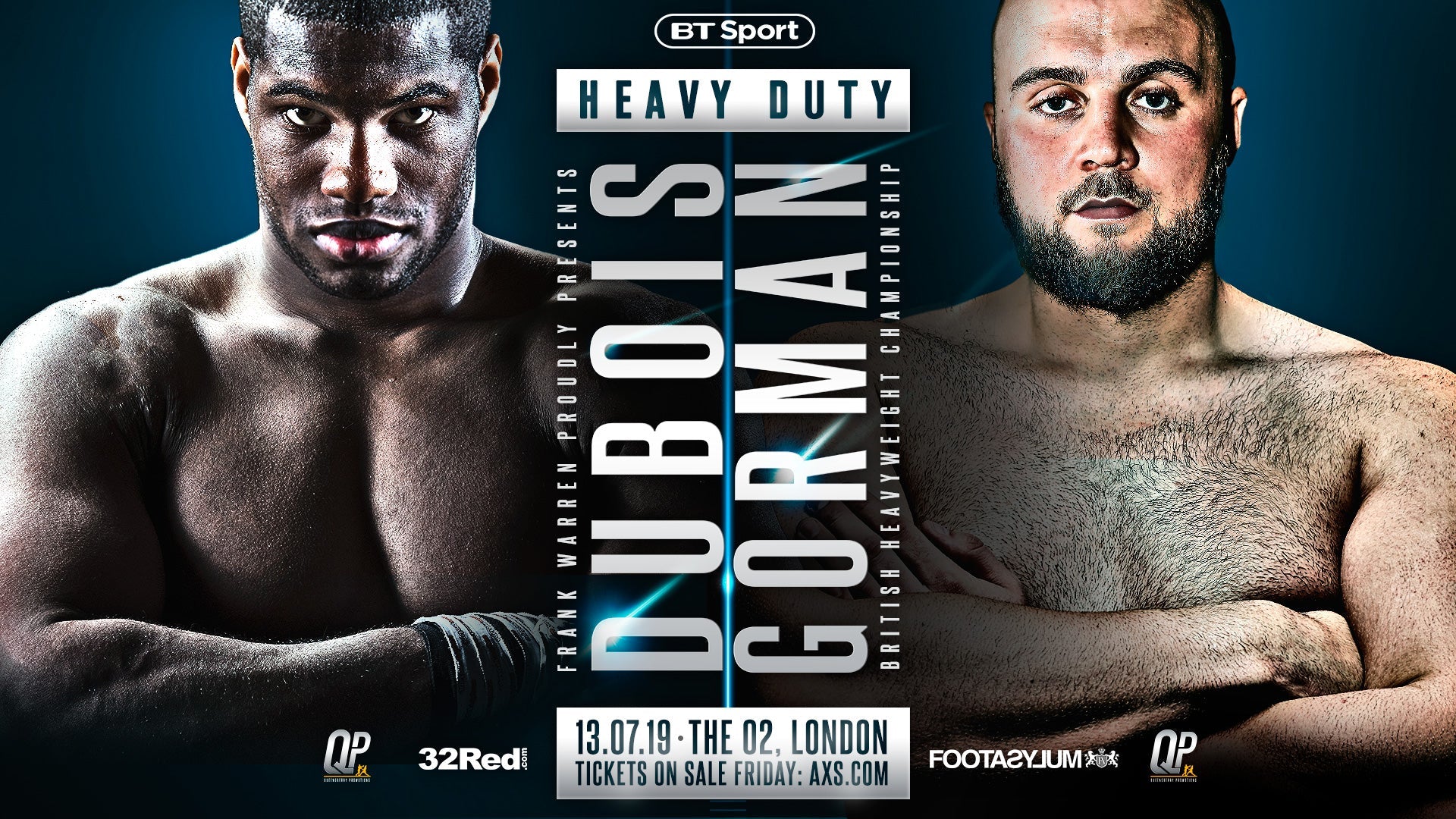 Dubois Vs Gorman Set For ‘Heavy Duty’ Blockbuster At The 02 Arena On July 13 - Queensberry