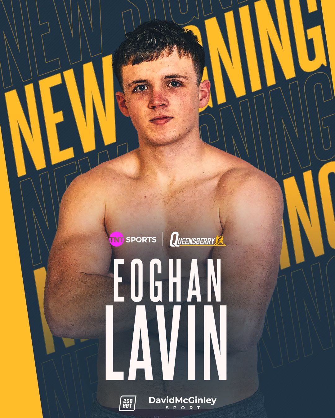 Eoghan Rutledge Eoghan Lavin Turns Pro With Queensberry - Queensberry