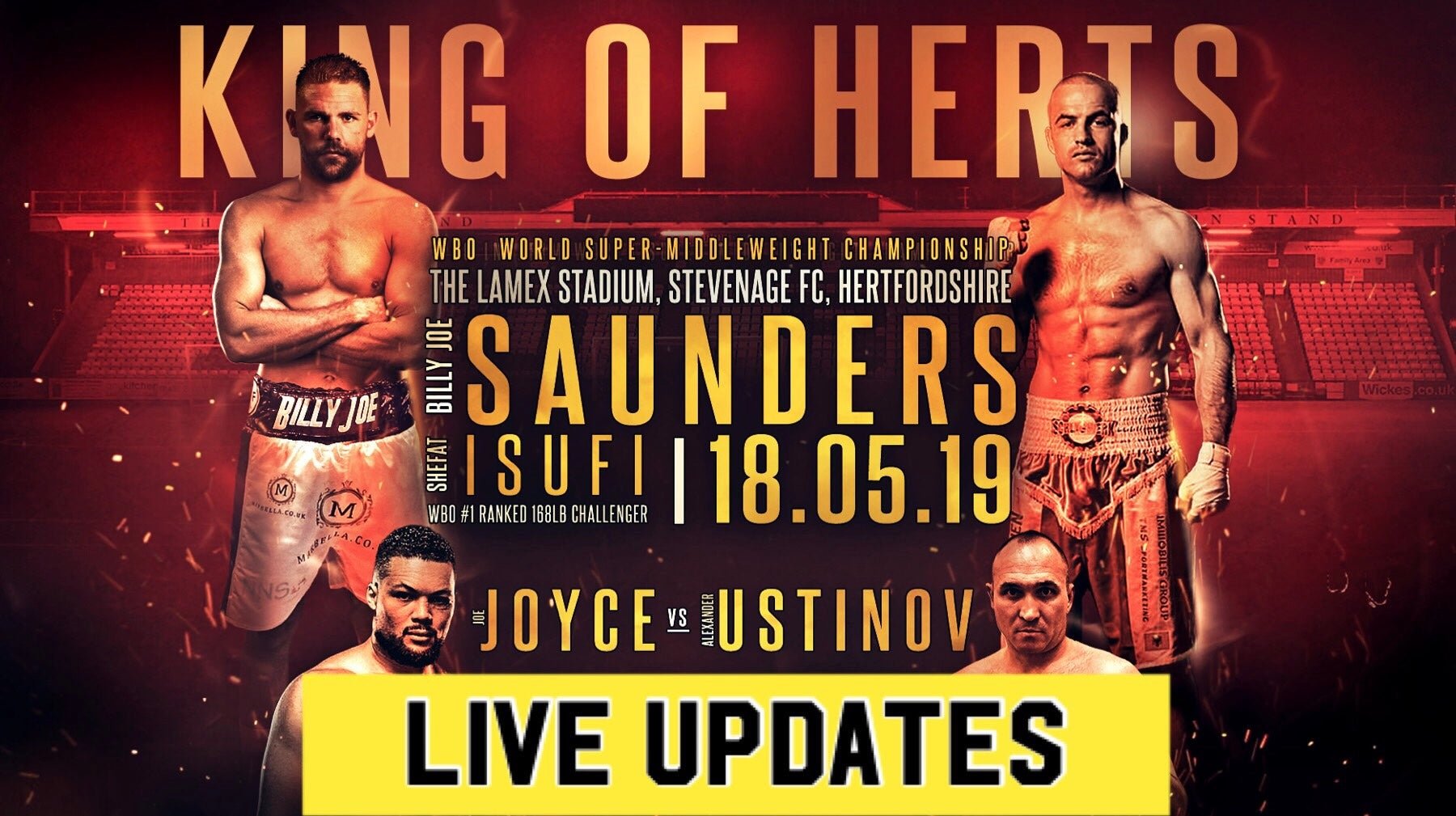 Fight Results And Reports - Saunders Is New World Champion - Queensberry