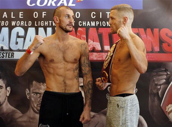 Flanagan And Mathews Make Weight For Tomorrow Night's World Title Showdown - Queensberry