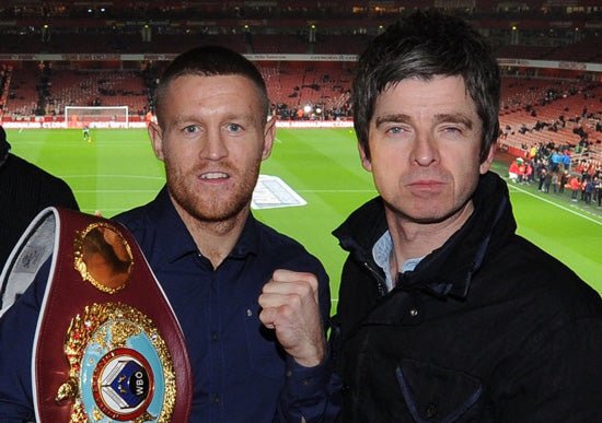 Flanagan Supersonic Ahead Of World Title Defence Against Mathews After Meeting Oasis Legend - Queensberry