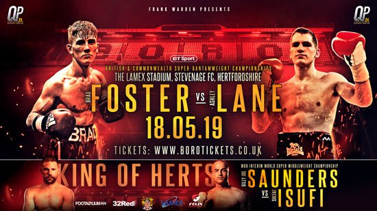 Foster Signs For Queensberry And Defends British Title At Stevenage - Queensberry