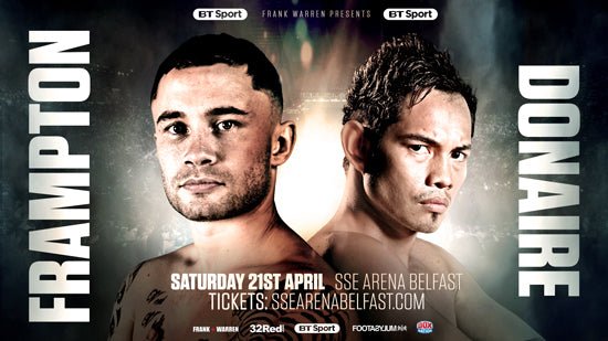 Frampton Faces Four Weight World Champion Donaire In Belfast On April 21 - Queensberry