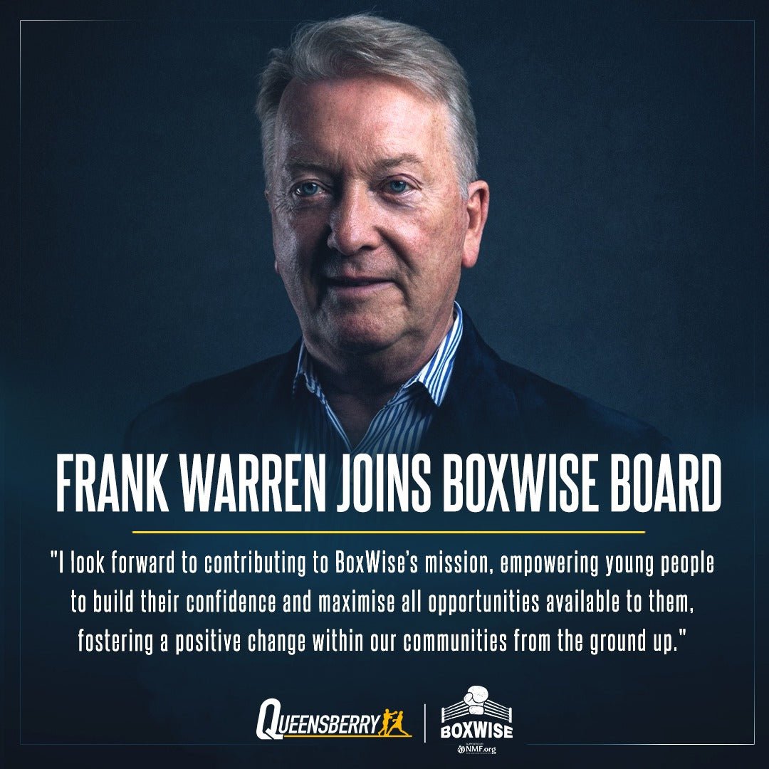 Frank Warren Joins Boxwise Board - Queensberry