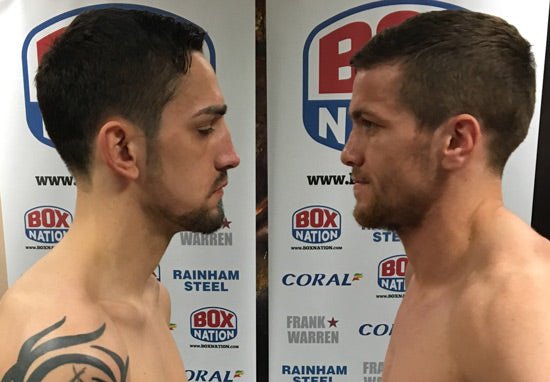 Gary Corcoran Vs. Danny Butler Weigh-In - Queensberry