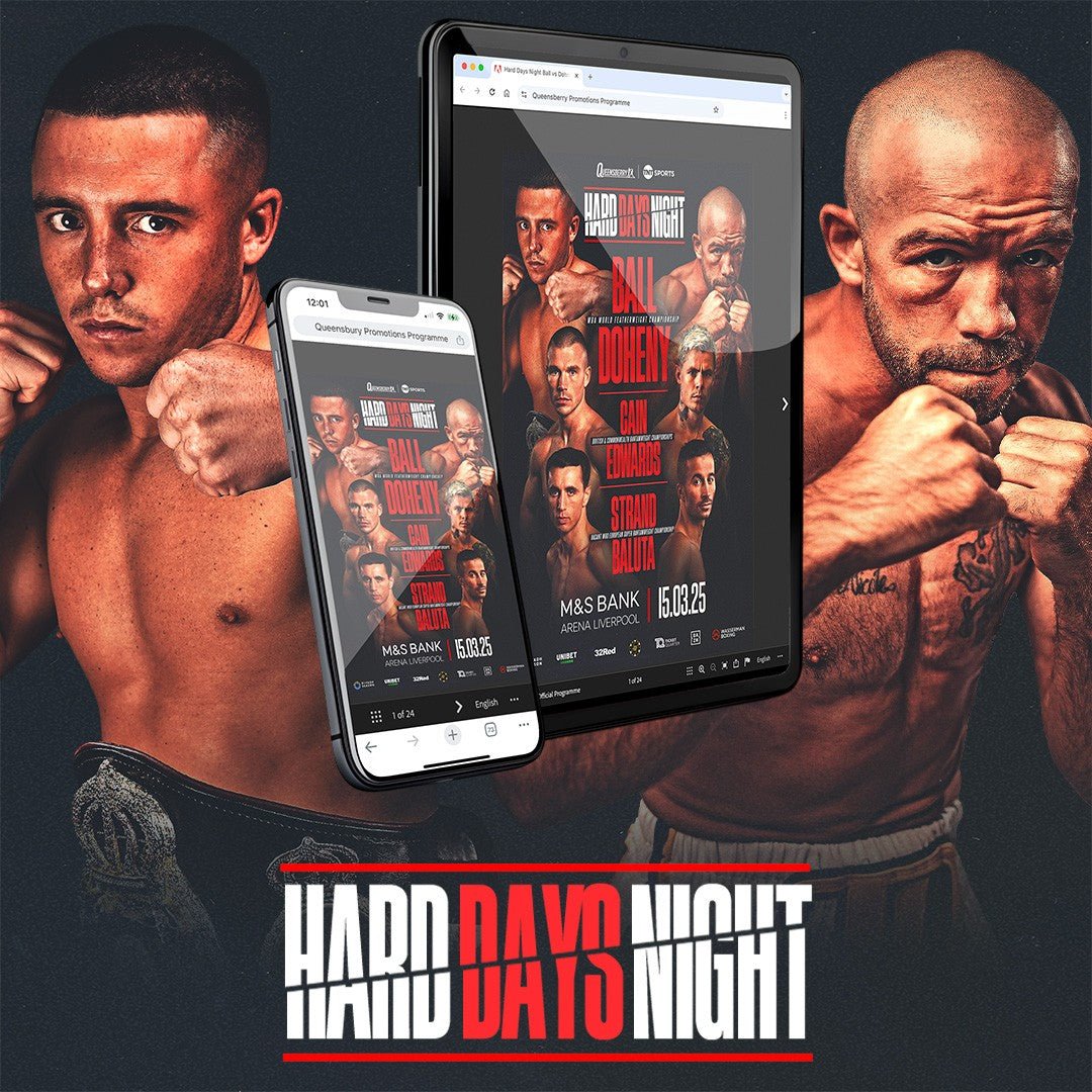 Hard Days Night | Ball vs Doheny Programme - Queensberry