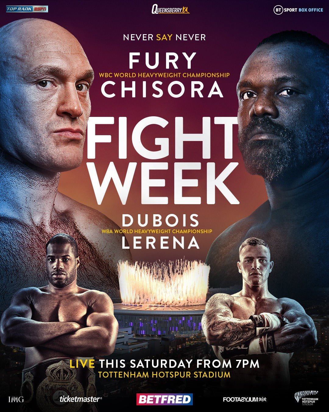 It's Fury Vs Chisora Fight Week! - Queensberry