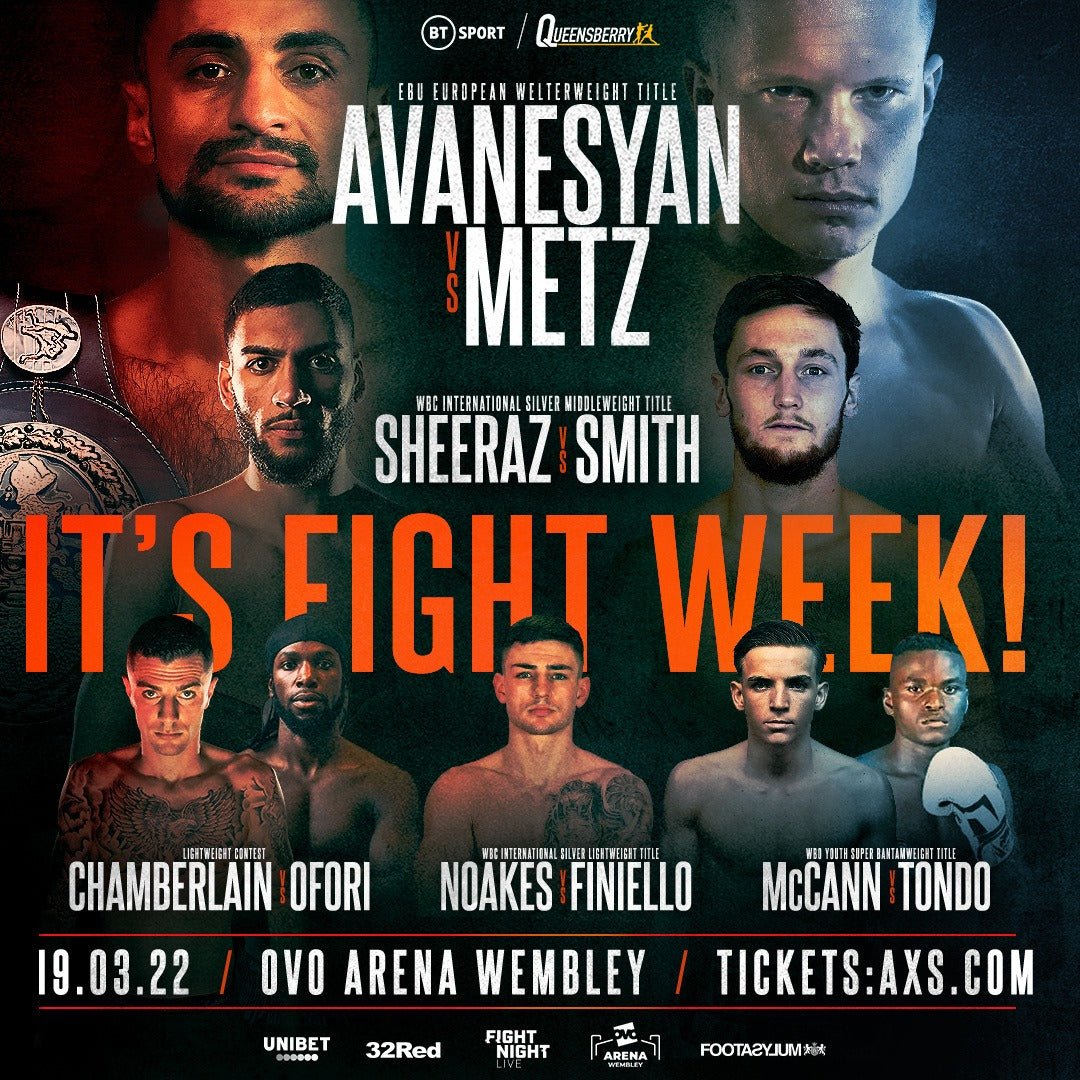 It's Wembley Arena Fight Week - Queensberry