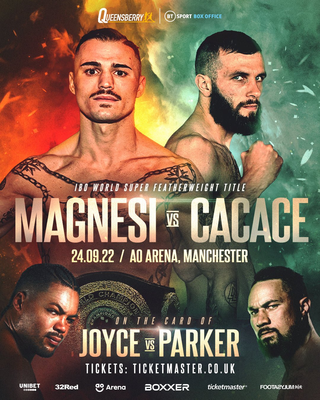 Joyce-Parker Undercard Update: Cacace, Essuman, Heaney, Chapman & Heffron - Queensberry