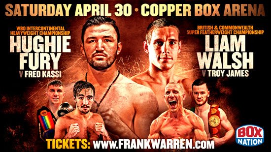 Latest Results From The Copper Box Arena - Queensberry