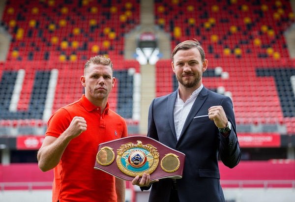 Lee And Saunders Meet Face-To-Face For The First Time Ahead Of September 19 World Title Showdown At Thomond Park - Queensberry