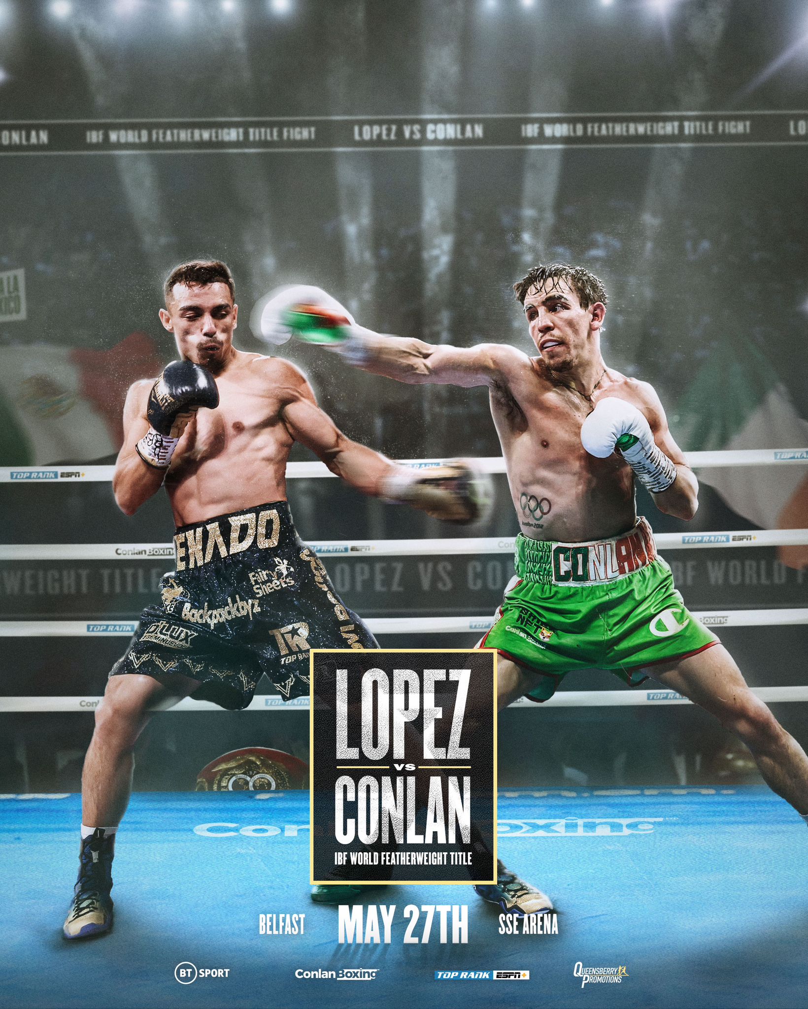 Lopez To Defend Crown Against Hometown Hero Conlan In Belfast, 27 May - Queensberry