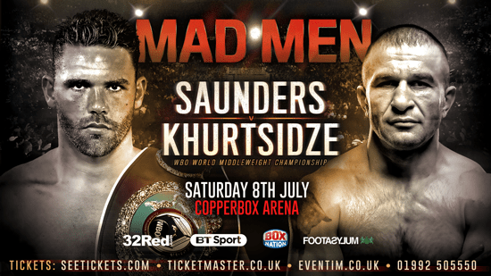 Mad Men! Saunders Faces Mandatory Challenger Khurtsidze On July 8 At The Copper Box Arena - Queensberry